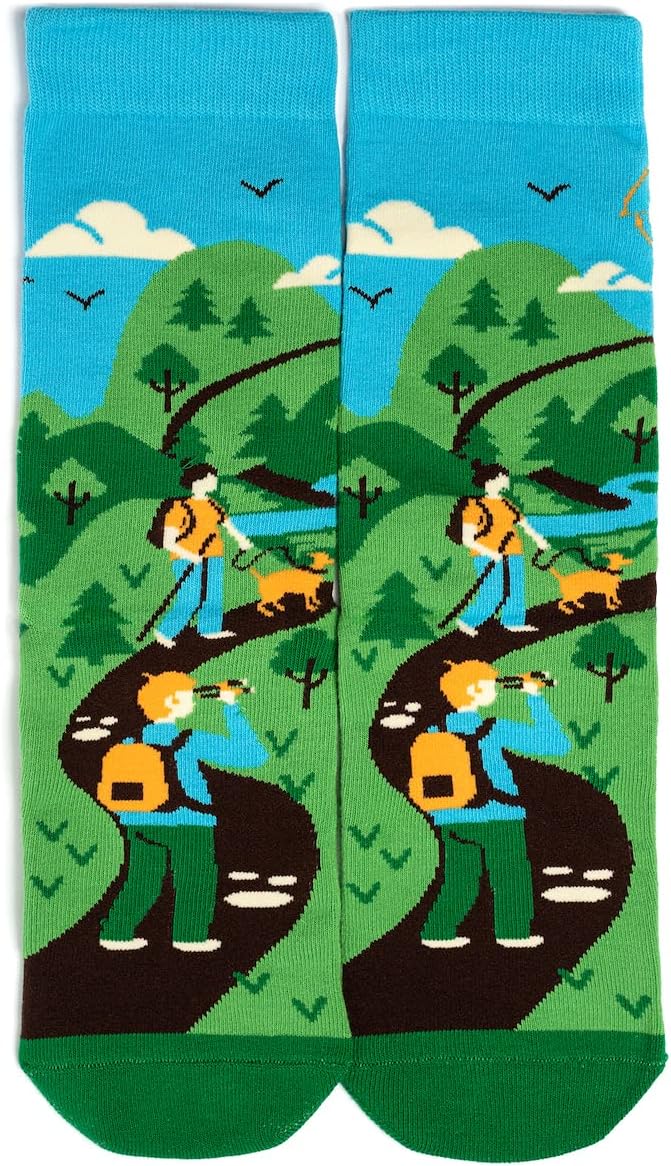 Lavley Outdoors Socks - Hiking and camping gifts for men and women - Great for nature lovers - Holiday or birthday gift - Image 3